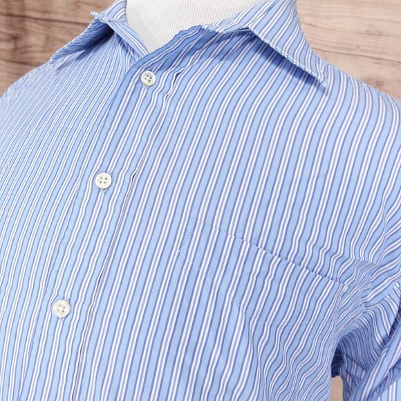 Daniel Cremieux Shirt Mens 16.5 34 Stripe Button Up Classic Dress Shirt - Picture 2 of 8